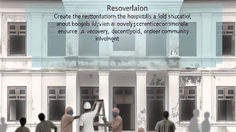 Recuperación de la fachada del Antiguo Hospital Vargas y la gestión del alcalde Silfredo Zambrano