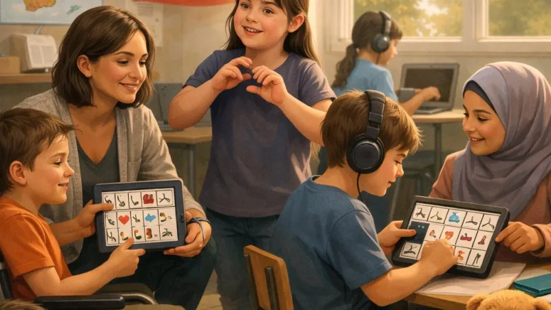 Sistemas de comunicación alternativos para la inclusión educativa en España