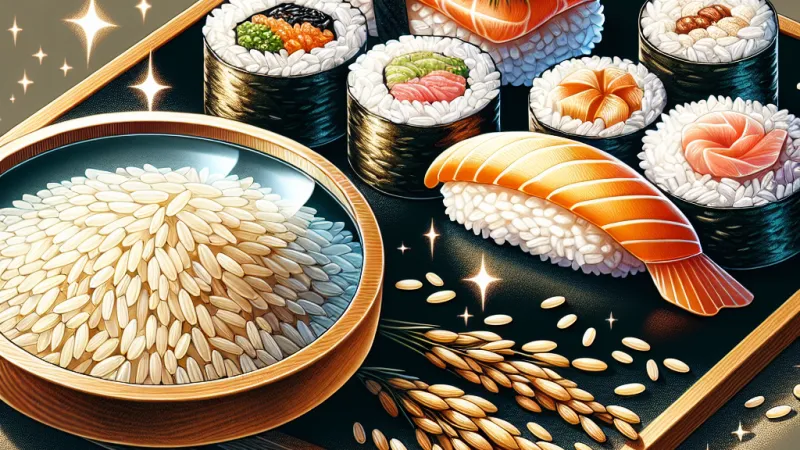 Tipos de arroz para sushi
