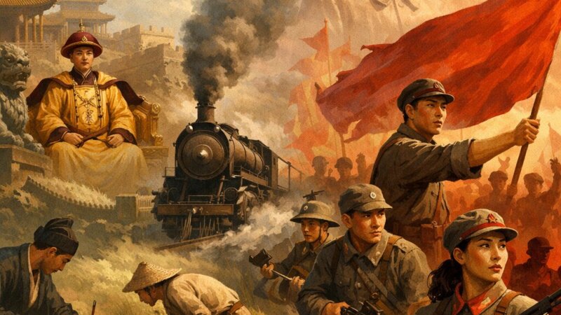 Transformación histórica de China: del Imperio a la Revolución Comunista