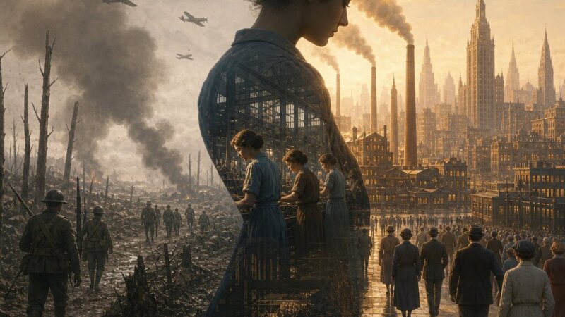 Transformaciones económicas y sociales tras la Primera Guerra Mundial