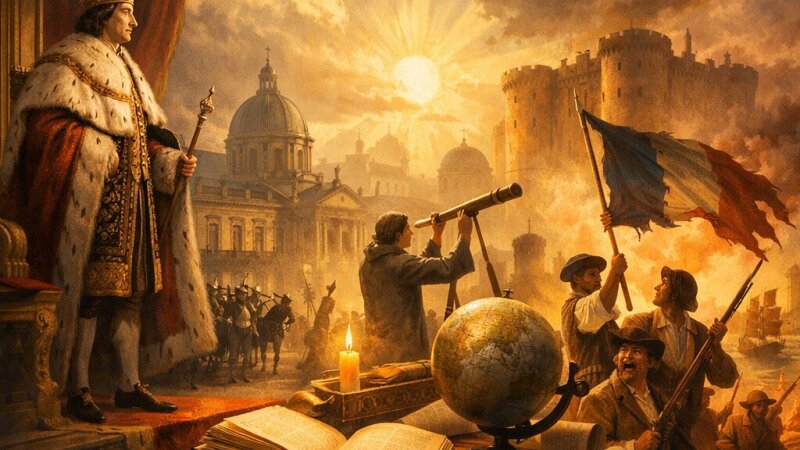 Transformaciones históricas del siglo XVII y XVIII: Absolutismo e Ilustración