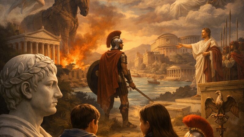 Virgilio y La Eneida: análisis del mito, la historia y la política